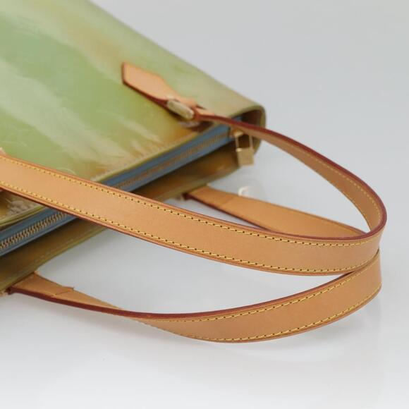 LOUIS VUITTON Monogram Vernis Houston Hand Bag Baby Blue M91005 - Picture 7 of 12